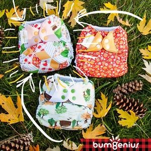 NWOT Bumgenius Patchwork Pocket Diaper